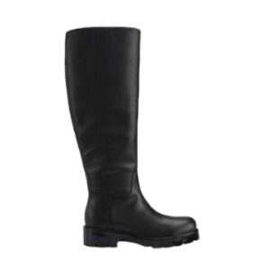 Marc Fisher Phidias Leather Knee-High Boot Black 9M NWT